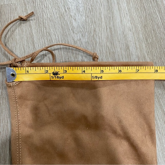 Steve Madden Elliana Tan Peep Toe Thigh High Boots - Picture 11 of 13